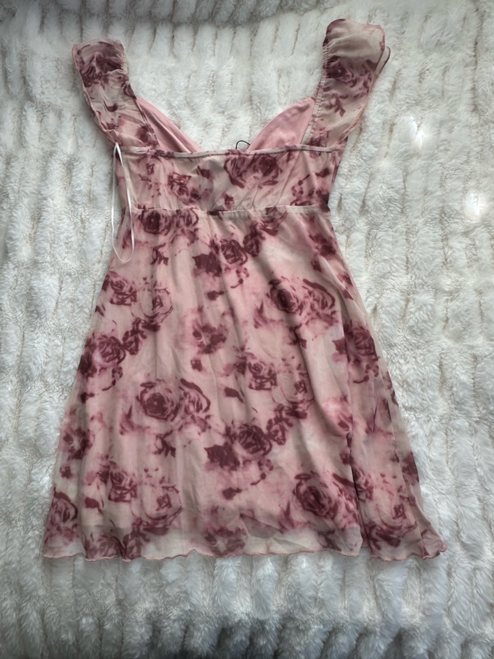 NWT Princess Polly Trigg Mini Dress - Pink Floral Size 2 - Picture 7 of 9